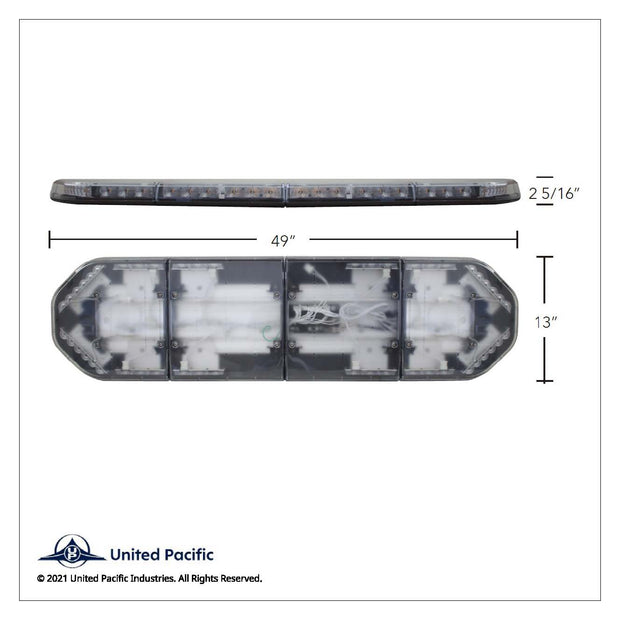 16 LED 49" High Power LED Warning Light Bar