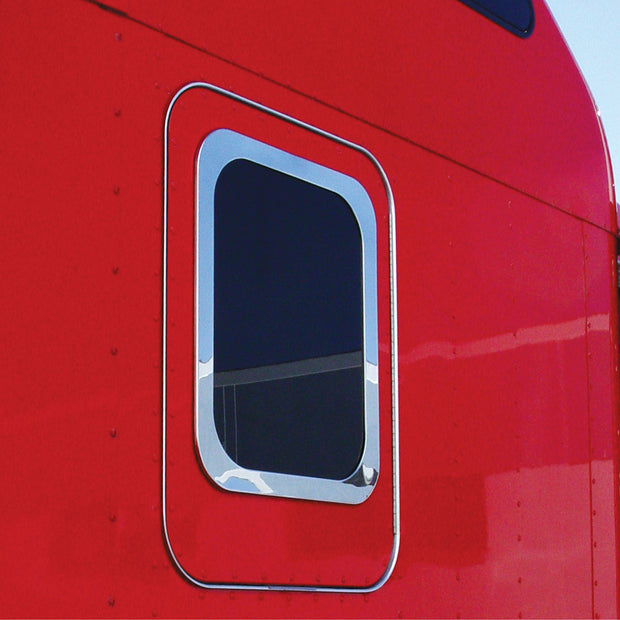 Stainless Steel Lower Sleeper Window Trim For Kenworth