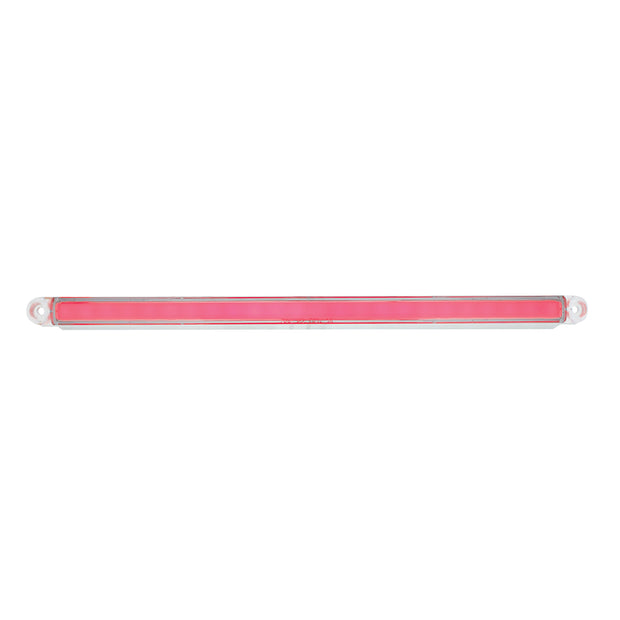 24 LED Dual Function 12" GloLight Bar (Stop, Turn & Tail) - Red LED/Clear Lens (Card)
