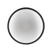 8-1/2" 430 Stainless Steel Heated 320R Convex Mirror - Centered Mounting Stud