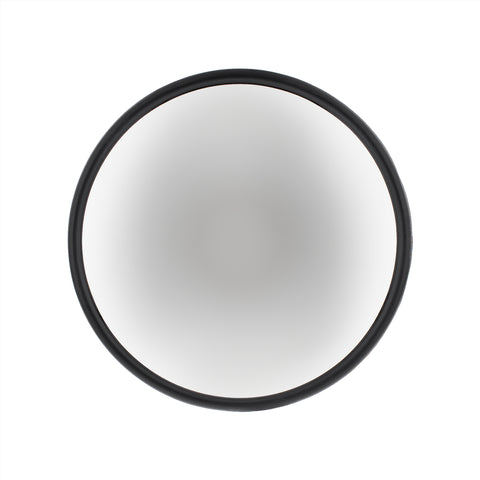 8-1/2" 430 Stainless Steel Heated 320R Convex Mirror - Centered Mounting Stud
