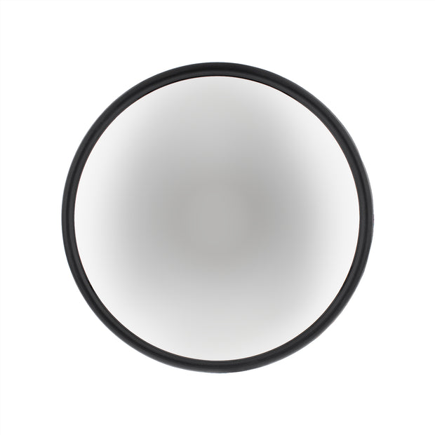 8-1/2" 430 Stainless Steel Heated 320R Convex Mirror - Centered Mounting Stud