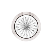 4 LED 3/4" Mini Watermelon Double Fury Light With Clear Lens (Clearance/Marker) - Amber & White LED