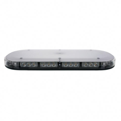 42 High Power LED Micro Warning Light Bar With Clear Lens - Magnet Mount