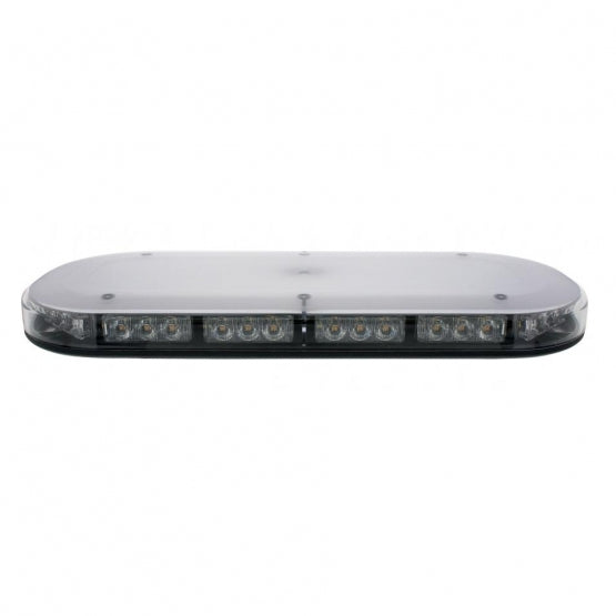 42 High Power LED Micro Warning Light Bar With Clear Lens - Magnet Mount