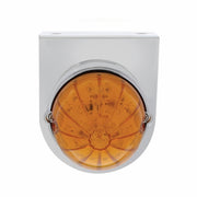 Stainless Light Bracket With 19 LED Bullet Style Grakon 1000 Light - Amber LED/Amber Lens