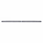 Dual 14 LED 12" Light Bars With Bezel - Red LED/Clear Lens