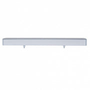 14 LED 12" Auxiliary Warning Light Bar With Bezel - Amber LED/Clear Lens