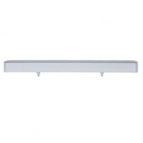 14 LED 12" Auxiliary Warning Light Bar With Bezel - Amber LED/Clear Lens