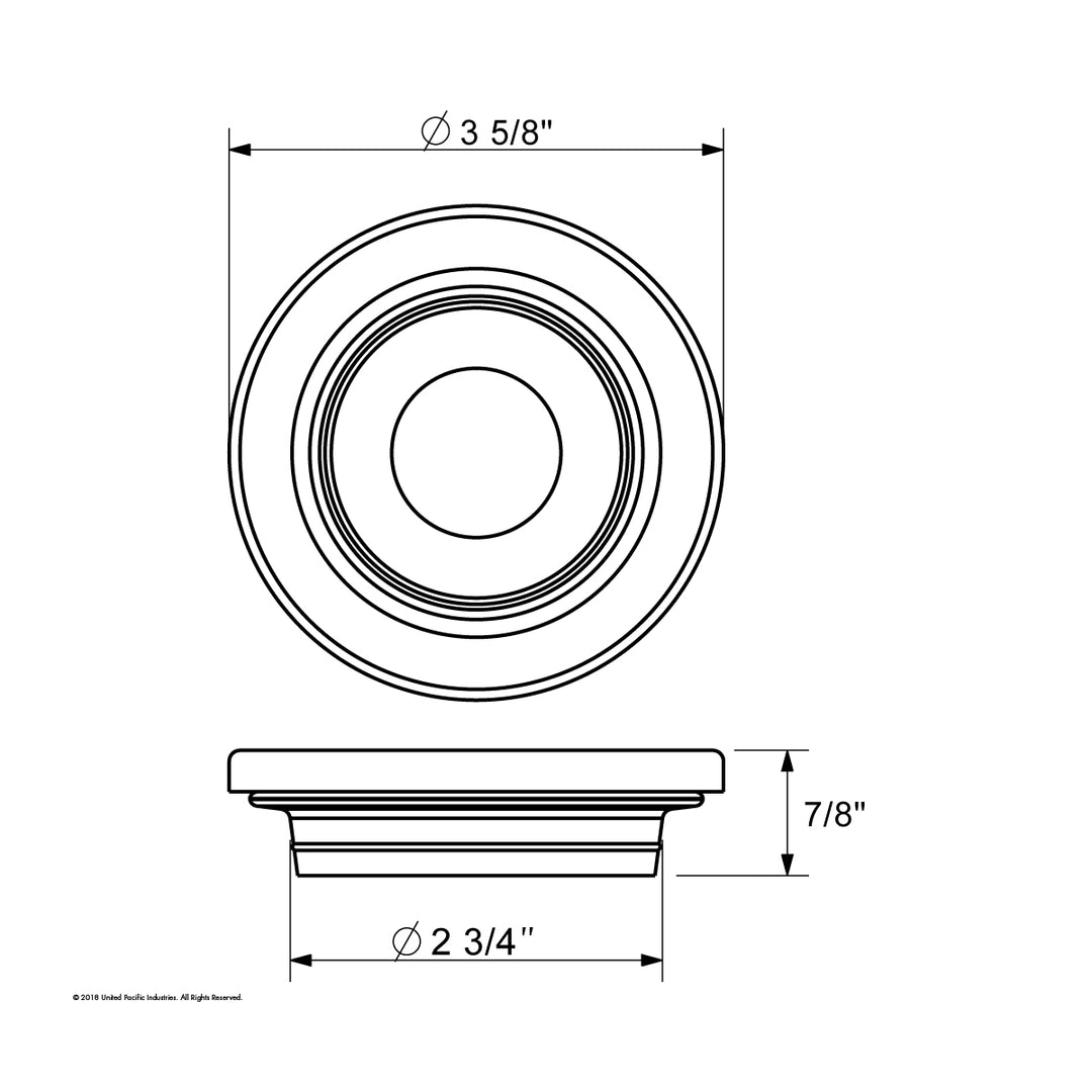 2-1/2" Grommet - Wide Lip United Pacific 31503