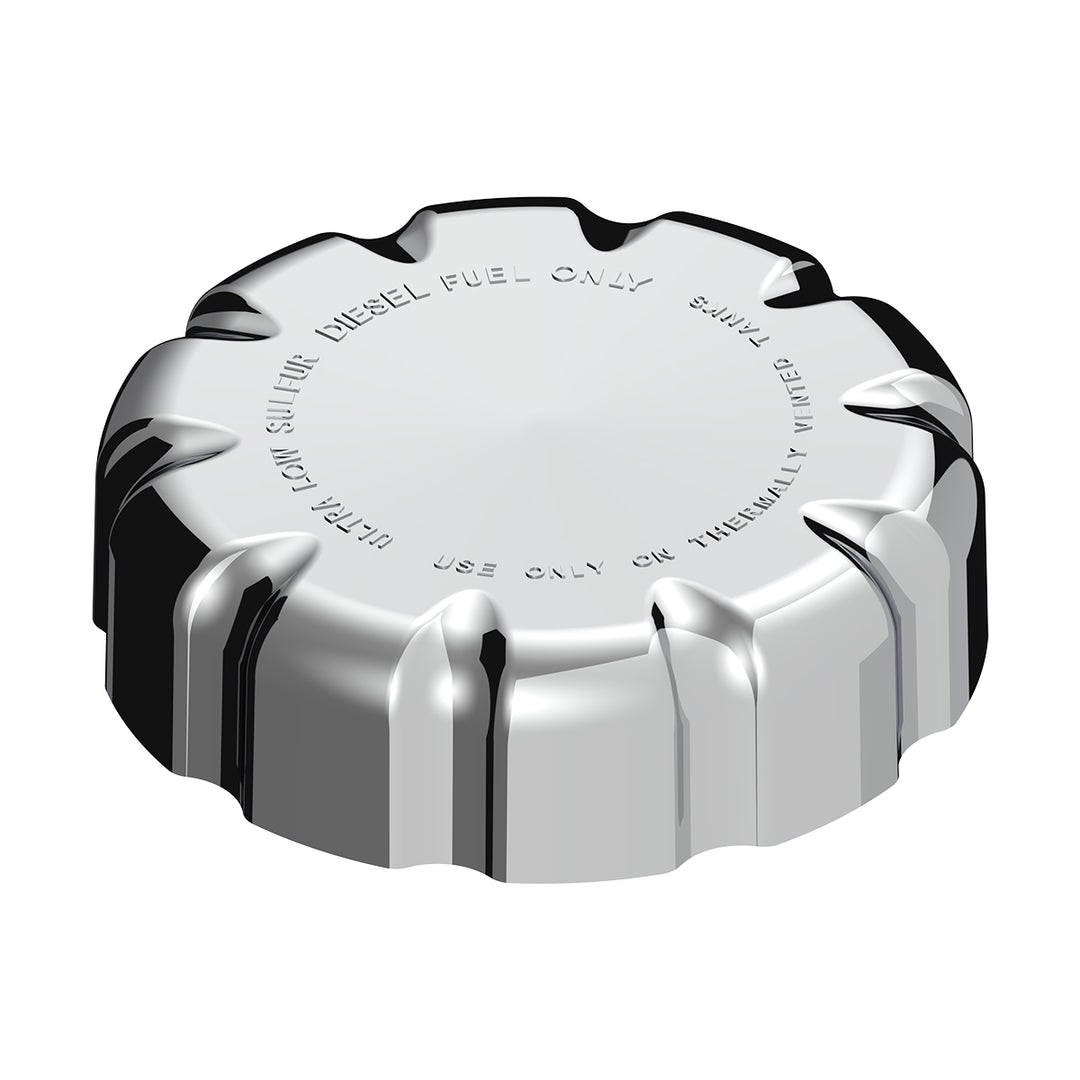 Chrome Plastic Fuel Cap Cover For Volvo - Non-Locking