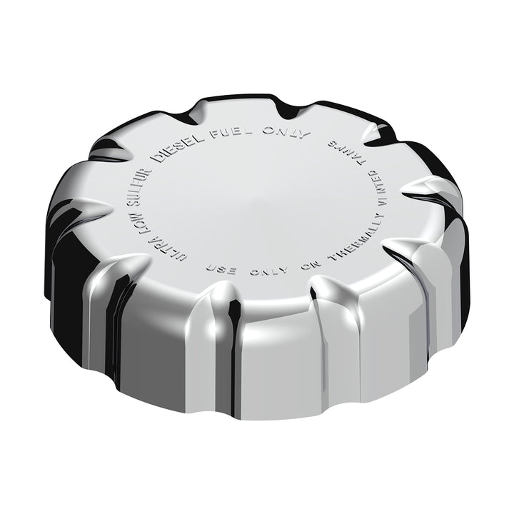 Chrome Plastic Fuel Cap Cover For Volvo - Non-Locking