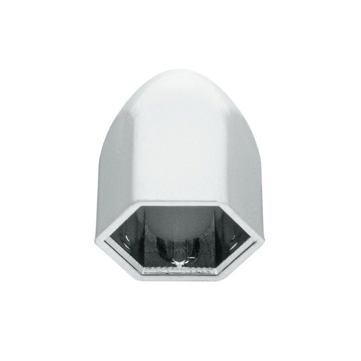 3/4" X 1 3/8" Chrome Plastic Bullet Nut Cover - Push-On (50-Pack)