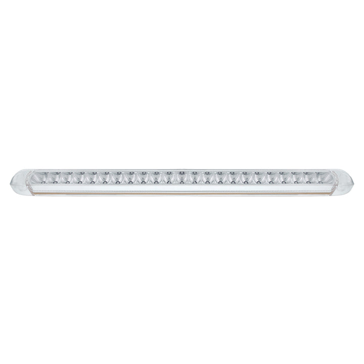 23 SMD LED 17-1/4" Reflector Light Bar Only (Stop, Turn &amp; Tail) - Red LED/Clear Lens