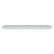 23 SMD LED 17-1/4" Reflector Light Bar Only (Stop, Turn & Tail) - Red LED/Clear Lens