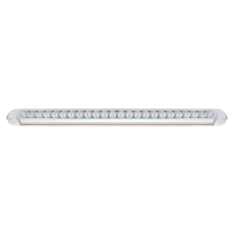 23 SMD LED 17-1/4" Reflector Light Bar Only (Stop, Turn & Tail) - Red LED/Clear Lens
