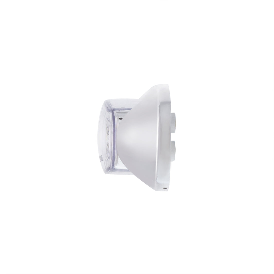 5 LED Reflector Light (Auxiliary/Utility) With Side Ditch Light - Amber LED/Clear Lens (Card)