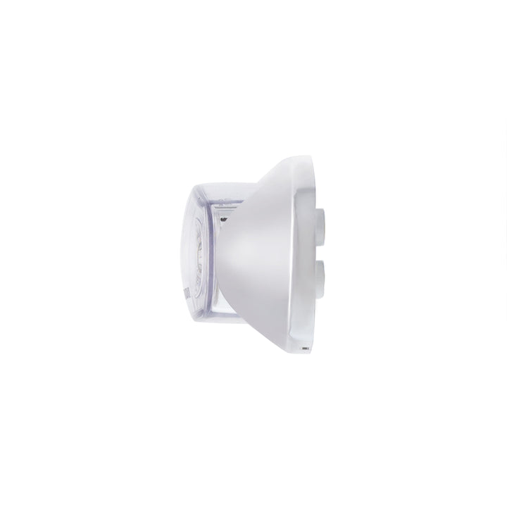 5 LED Reflector Light (Auxiliary/Utility) With Side Ditch Light - Amber LED/Clear Lens (Card)