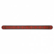 10 LED 9" Light Bar With Bezel (Stop, Turn & Tail) - Red LED/Red Lens