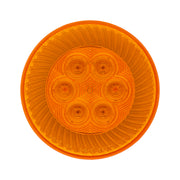 16 LED 4" Round Turbine Light (Turn Signal) - Amber LED/Amber Lens