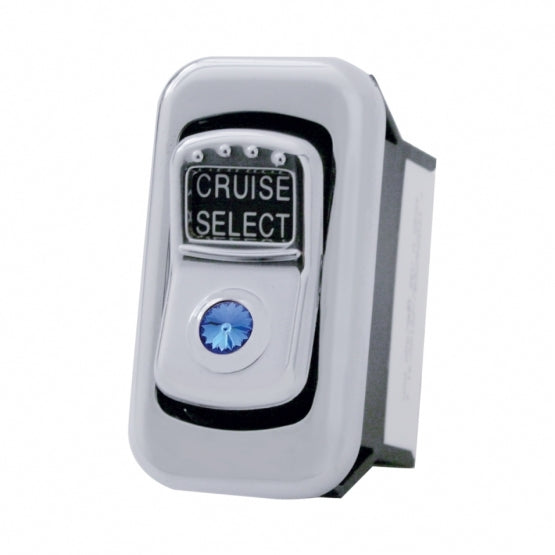 Chrome Plastic Rocker Switch Bezels (3-Pack)