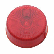 Single LED 2" Round Low Profile Light Kit (Clearance/Marker) - Red LED/Red Lens