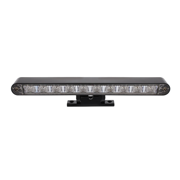 10 LED Dual Function 3rd Brake Light With Black Swivel Pedestal Base - Red LED/Clear Lens