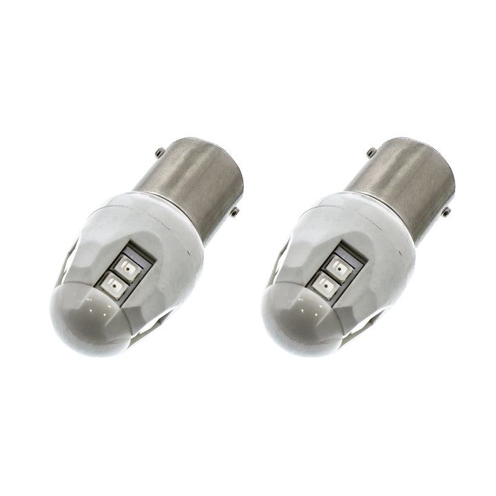High Power 8 LED 1156 Type Bulb - Amber (Card of 2)