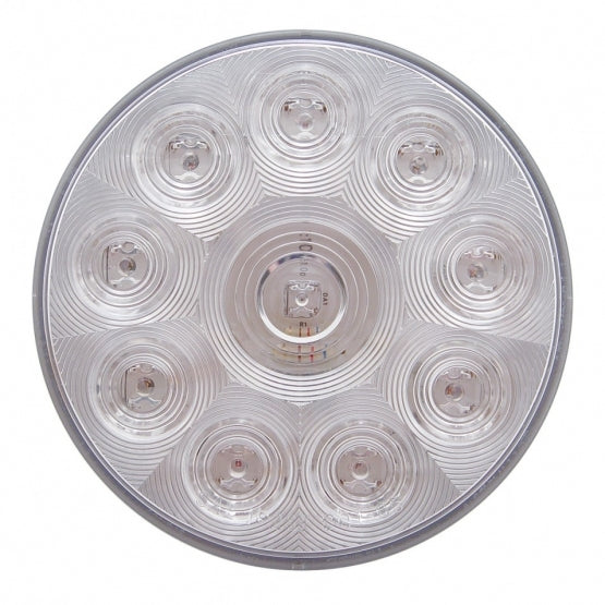 10 LED 4 "Auxiliary/Utility Light - White LED/Clear Lens