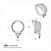 6 LED High Power 18 Watt Round Work Light