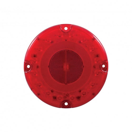 32 LED 7" GloLight (Stop, Turn &amp; Tail) - Red LED/Red Lens