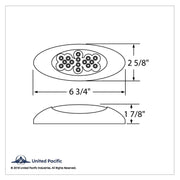 16 LED Phantom I Reflector Light (Clearance/Marker) - Amber LED/Amber Lens