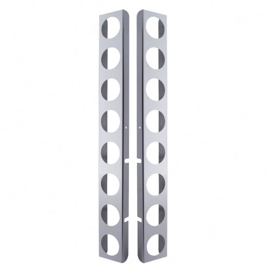 Peterbilt Stainless Rear Air Cleaner Bracket Only - 16 Light Cutouts