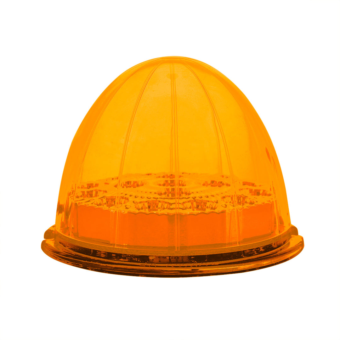 17 LED Dual Function Reflector Cab Light - Amber LED/Amber Lens