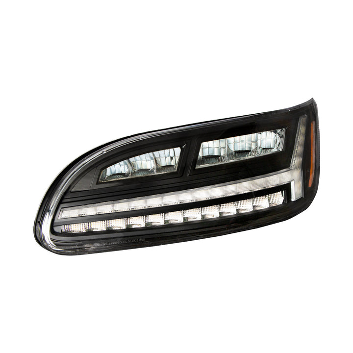 Blackout 6 LED Headlight For Peterbilt 386 (2006-2016) &amp; 387 (2000-2011)- Driver