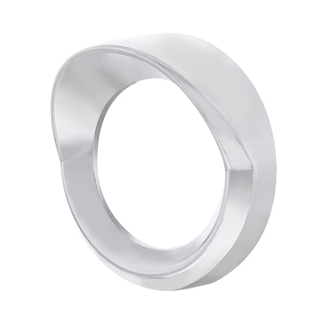 Chrome Small Gauge Bezel With Visor For 2018-2023 Freightliner Cascadia