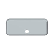 Chrome Plastic Upper Center Storage Door Cover For 2007-2018 Freightliner Cascadia