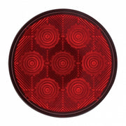7 LED 4" Round Competition Series Light (Stop, Turn & Tail) - Red LED/Red Lens