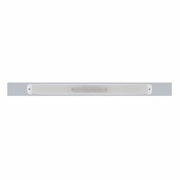 Chrome Top Mud Flap Plate With 28 LED 17" GloLight Bar - Red LED/Clear Lens (Each)
