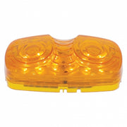 12 LED 4" X 2" Rectangular Light (Clearance/Marker) - Amber LED/Amber Lens