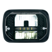 ULTRALIT - Heated 5"X7" LED Headlight With White Position Light