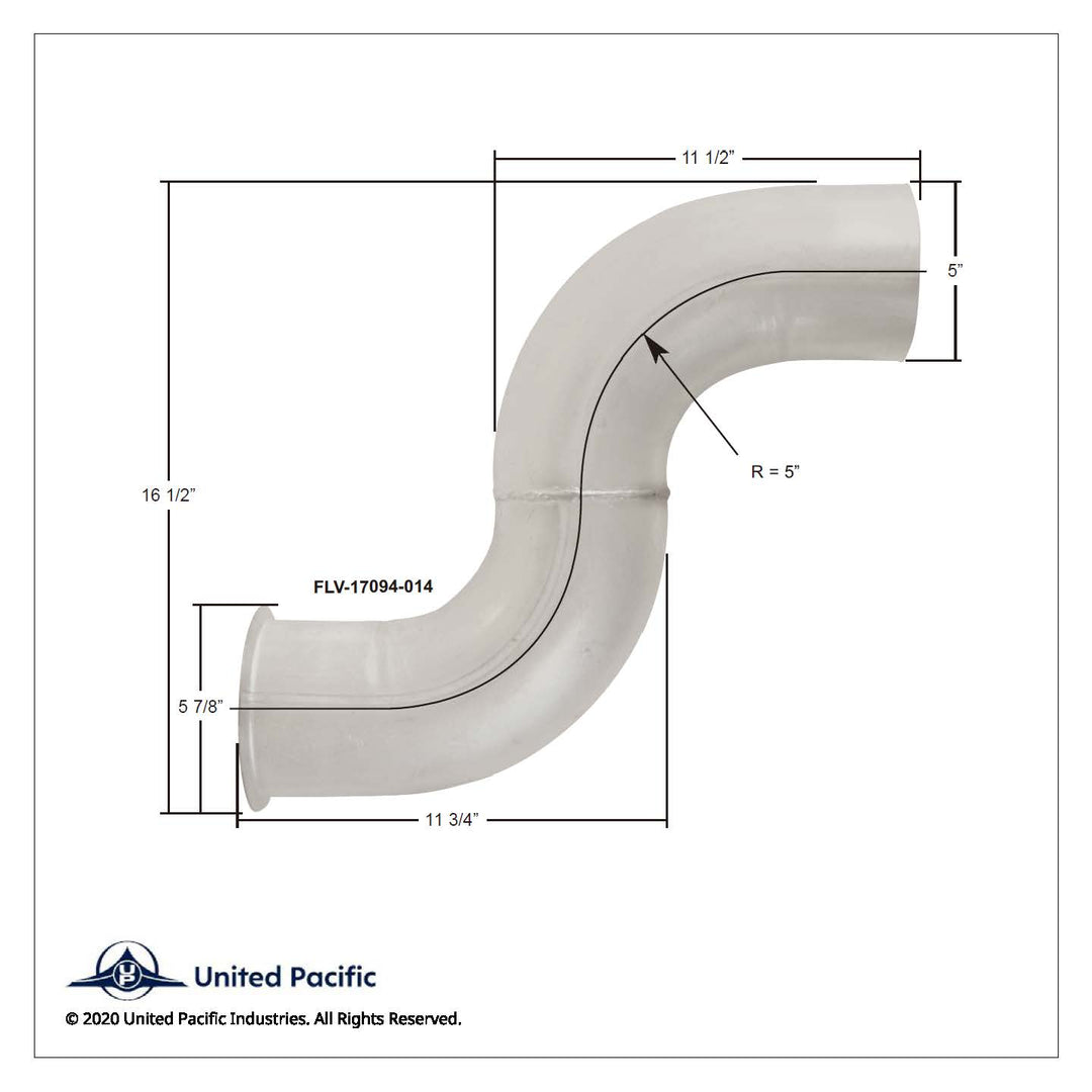 Aluminized Exhaust Elbow For Freightliner 04-17094-014