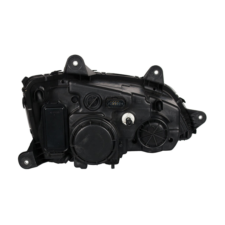 Blackout Projection Headlight With LED Turn Signal &amp; Position Light For 2008-2017 Kenworth T660 - Driver