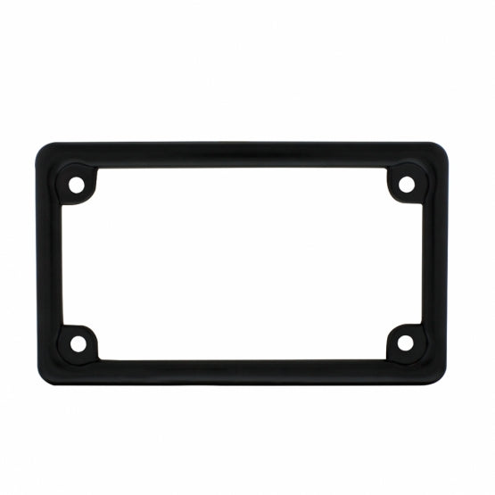 Black Motorcycle License Plate Frame