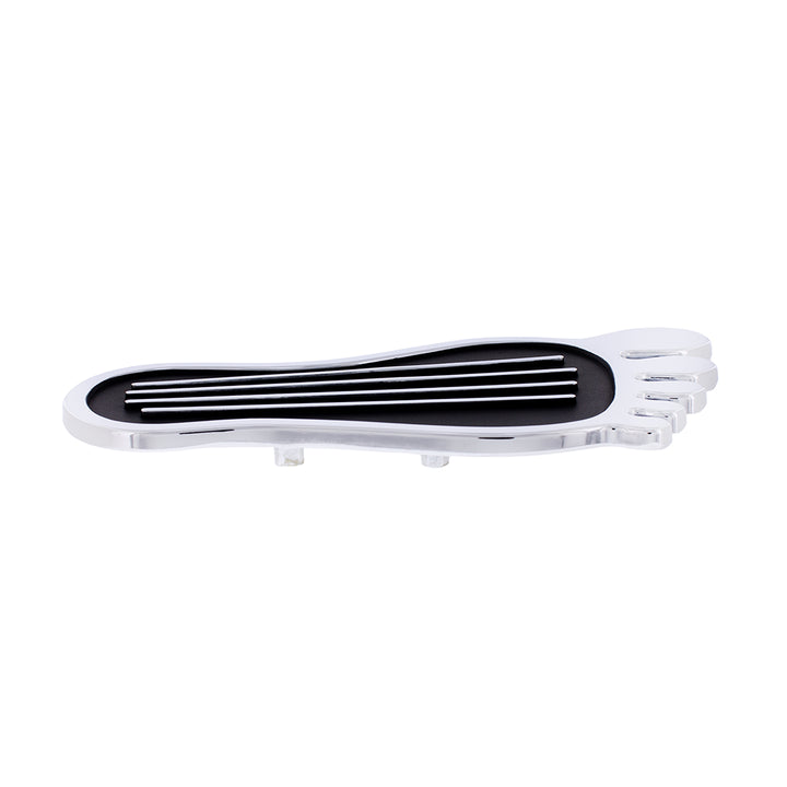 Chrome Barefoot Shape Gas Pedal Cover