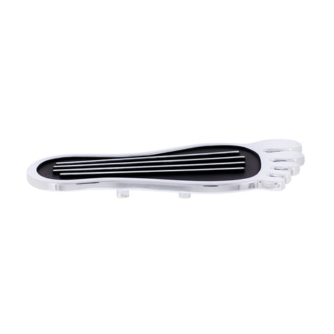 Chrome Barefoot Shape Gas Pedal Cover