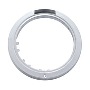 Stainless Steel Bullet Classic Headlight H4 With White LED & Dual Mode LED Signal-Amber Lens