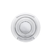 Chrome Aluminum Steering Wheel Horn Button With UP Logo