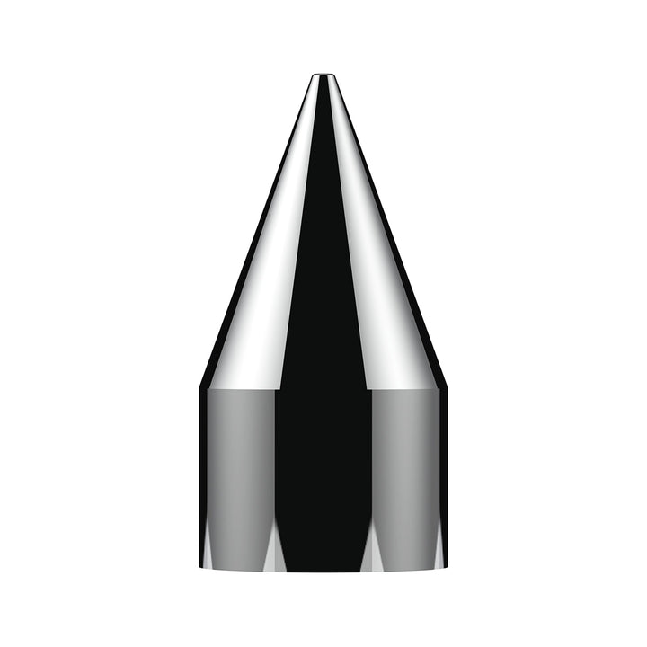 33mm X 4-1/8" Chrome Plastic Spike Nut Covers - Thread-On (Box of 10)