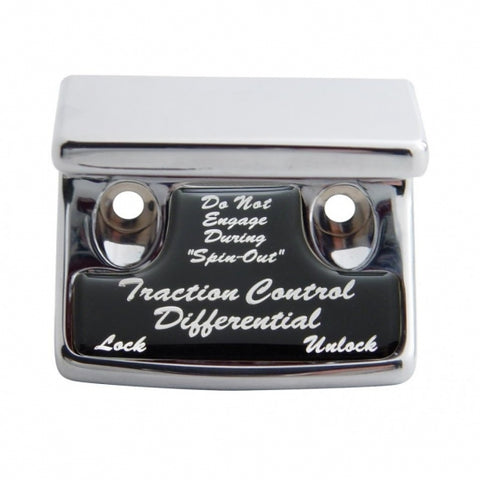 "Traction Control Differential" Switch Guard With Black Sticker
